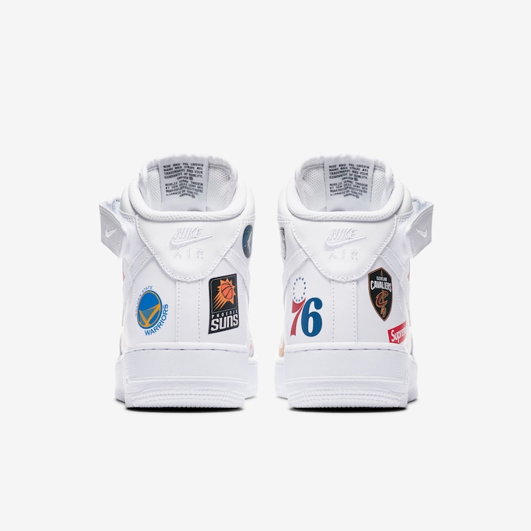 Tênis Nike x Supreme Air Force 1 Mid '07 Masculino - Foto 6