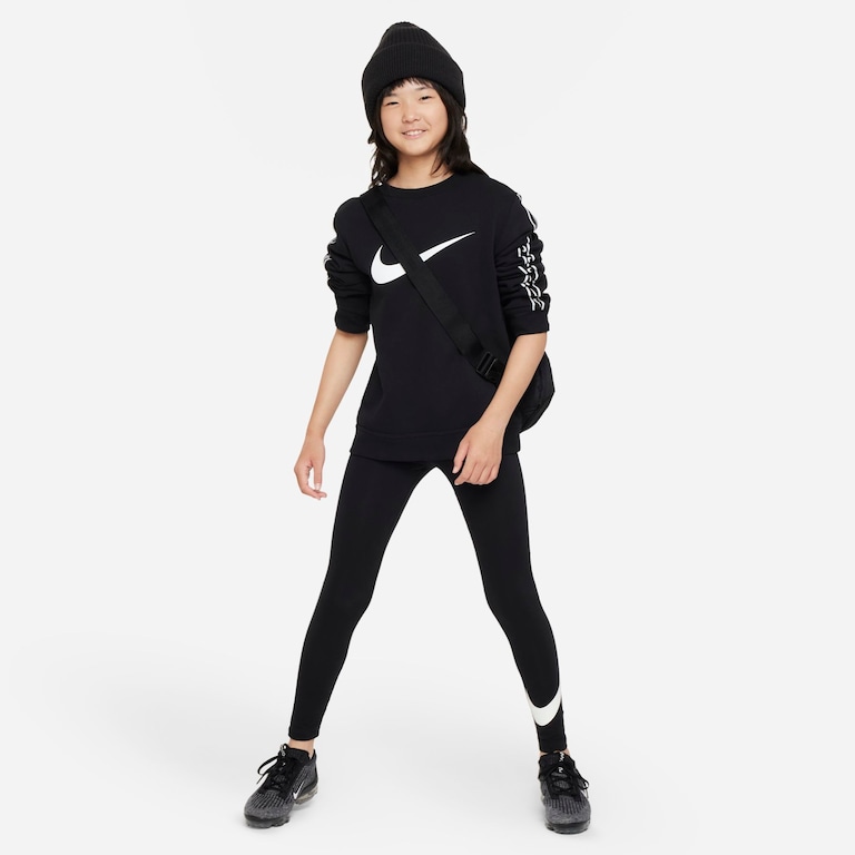 Legging Nike Sportswear Swoosh Infantil - Foto 4