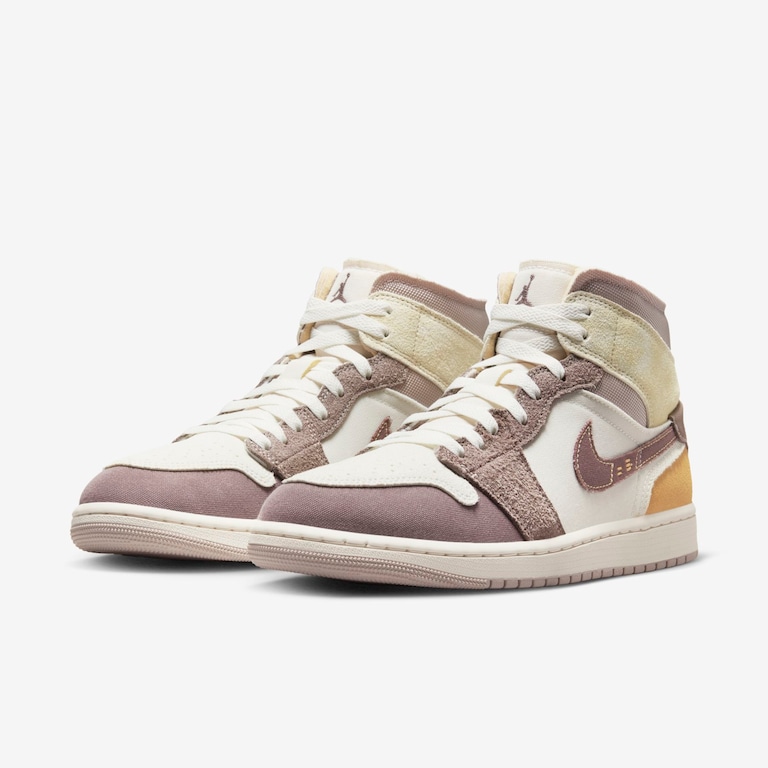 Tênis Air Jordan 1 Mid SE Craft Masculino - Foto 5