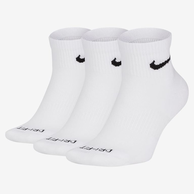 Meia Nike Everyday Plus Cushioned (3 Pares) Masculina - Foto 1