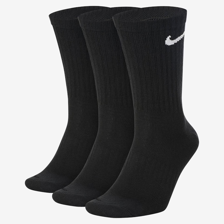 Meia Nike Everyday Lightweight Training Crew (3 Pares) Masculina - Foto 1