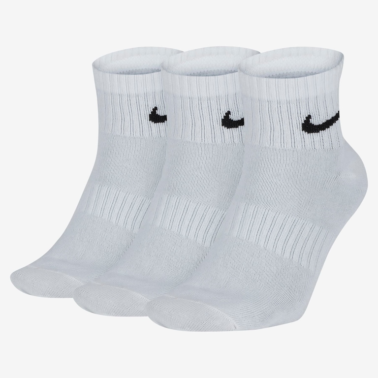 Meia Nike Everyday Lightweight (3 pares) Unissex - Foto 3