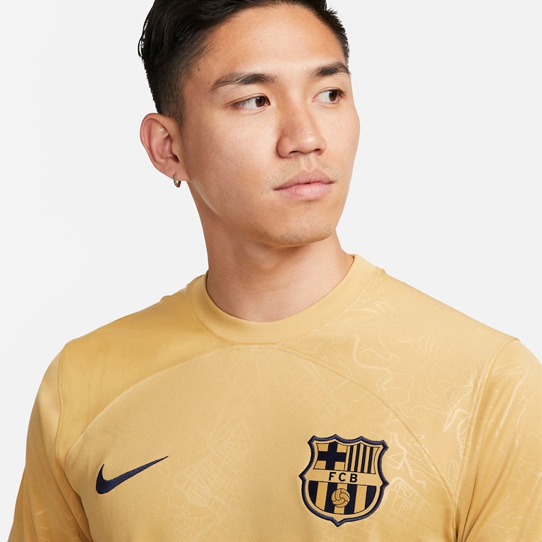 Camisa Nike Barcelona II 2022/23 Torcedor Pro Masculina - Foto 3