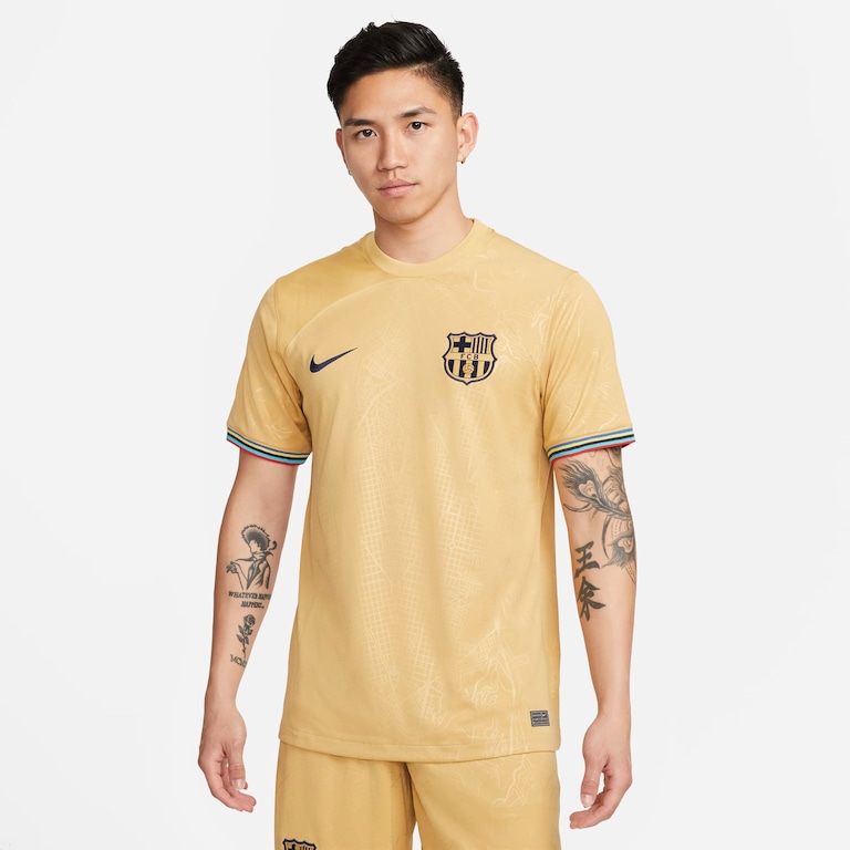 Camisa Nike Barcelona II 2022/23 Torcedor Pro Masculina - Foto 1