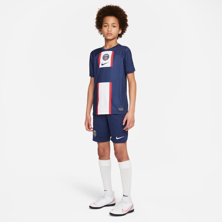 Camisa Nike PSG I 2022/2023 Torcedor Pro Infantil - Foto 5
