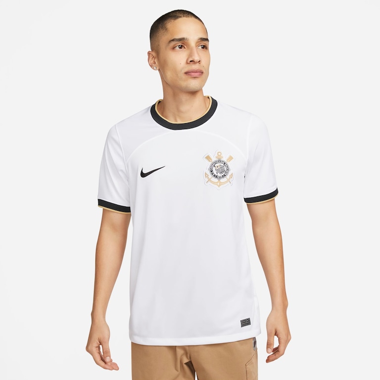 Camisa Nike Corinthians I 2022/23 Torcedor Pro Masculina - Foto 1