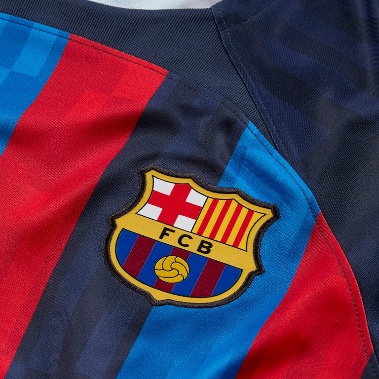 Camisa Nike Barcelona I 2022/23 Torcedor Masculina - Foto 7