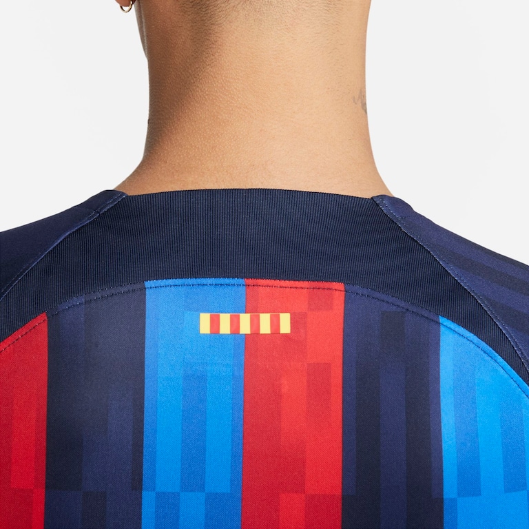 Camisa Nike Barcelona I 2022/23 Torcedor Masculina - Foto 4