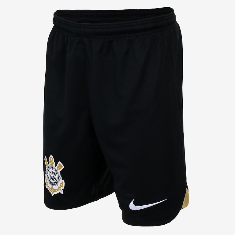 Shorts Nike Corinthians I 2022/2023 Torcedor Pro Infantil - Foto 1