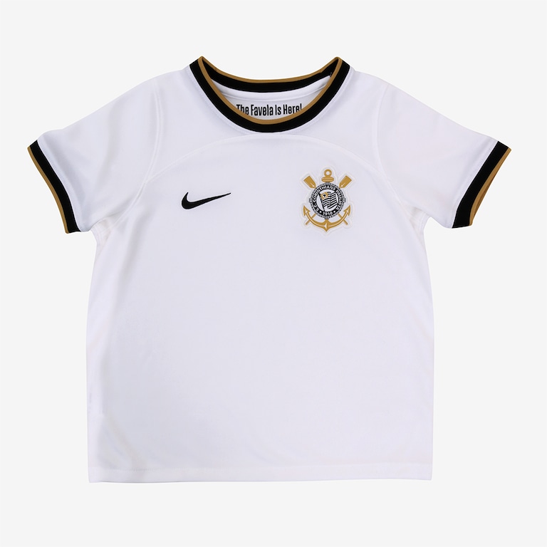 Camisa Nike Corinthians I 2022/2023 Crianças - Foto 1