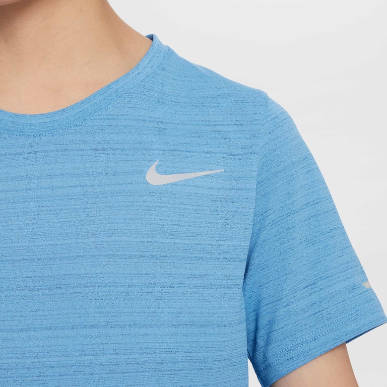 Camiseta Nike Dri-FIT Miler Infantil - Foto 4