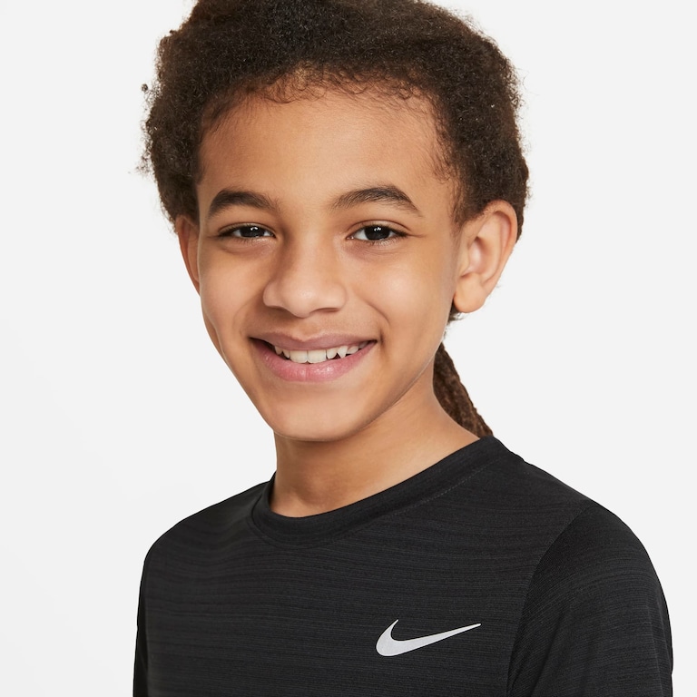 Camiseta Nike Dri-FIT Miler Infantil - Foto 3