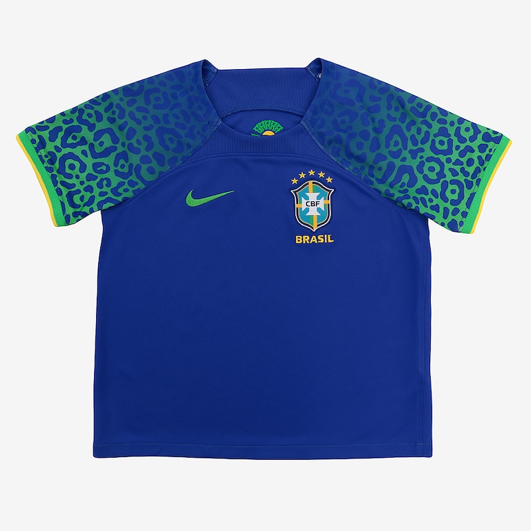 Camisa Nike Brasil II 2022/23 Torcedor Pro Crianças - Foto 1