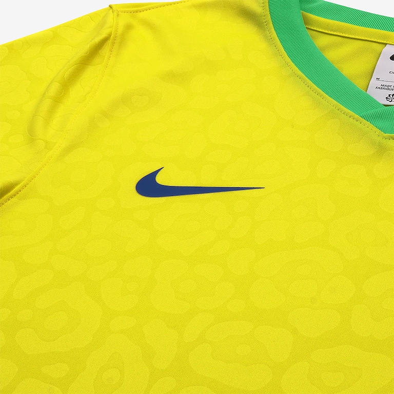Camiseta Nike Brasil I 2022/23 Supporter Masculina - Foto 4