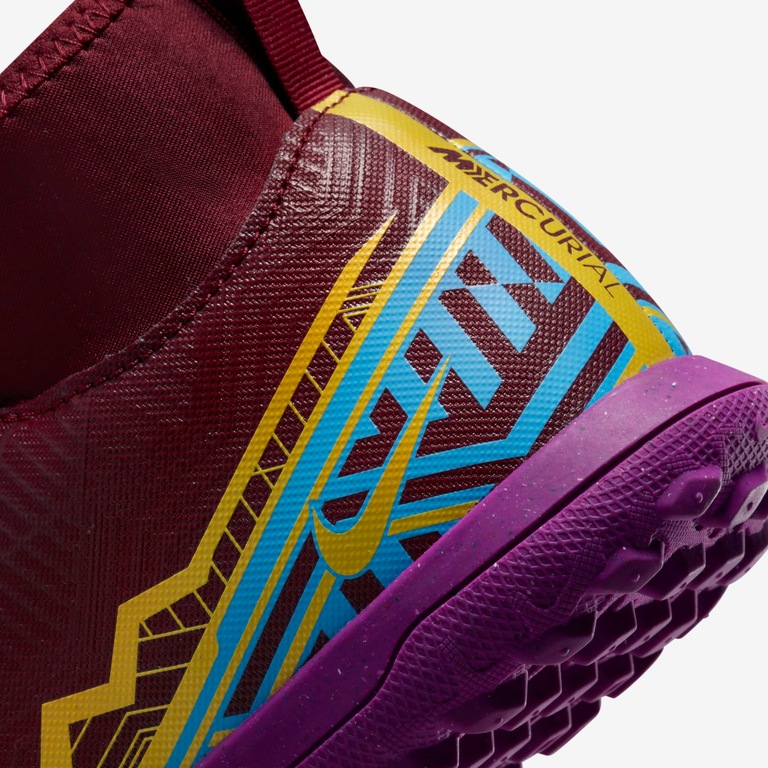 Chuteira Nike Mercurial Superfly 9 Club KM Infantil Society - Foto 8