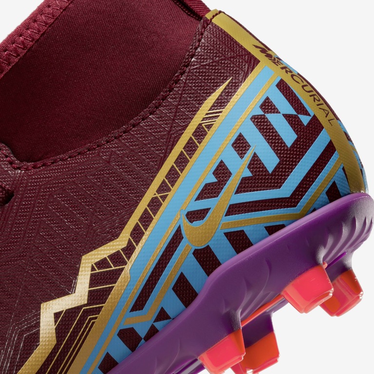 Chuteira Nike Mercurial Superfly 9 Club KM Infantil Campo - Foto 9