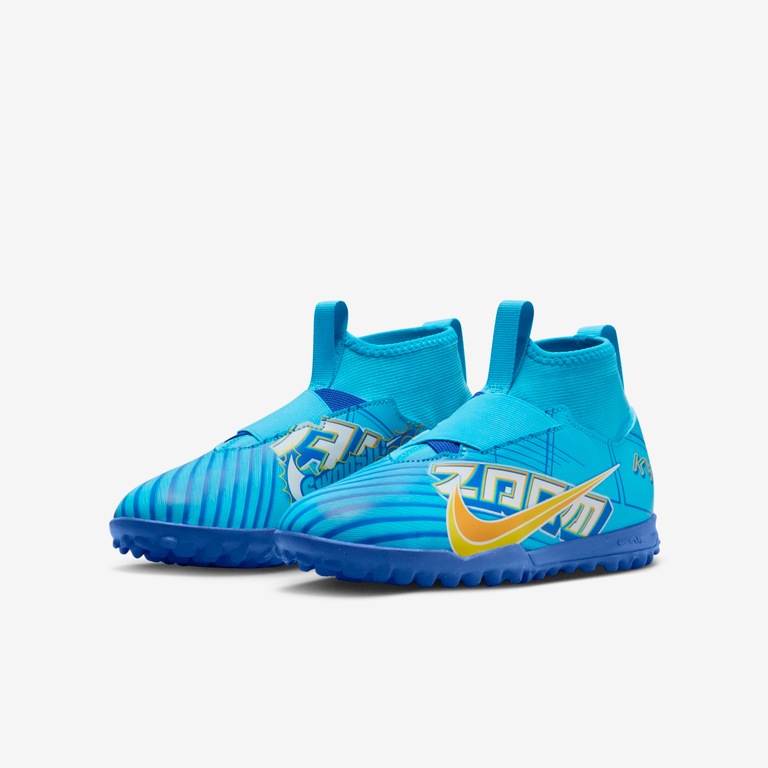 Chuteira Nike Zoom Mercurial Superfly 9 Academy KM Infantil Society - Foto 5