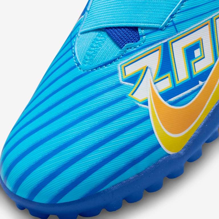 Chuteira Nike Zoom Mercurial Superfly 9 Academy KM Infantil Society - Foto 7