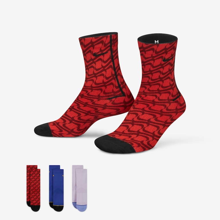 Meia Nike Everyday Plus (3 pares) Feminina - Foto 1