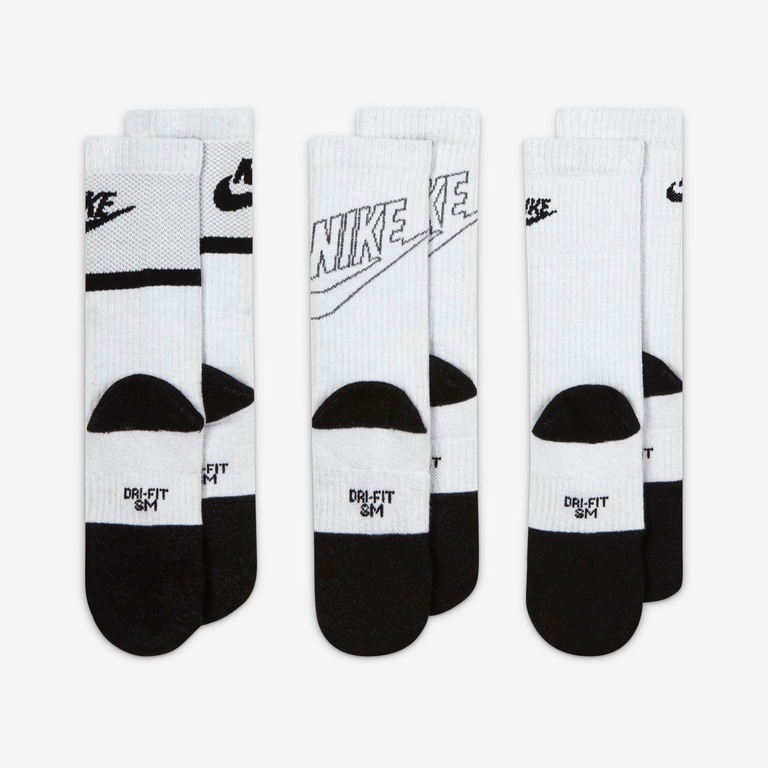 Meia Nike Everyday Cush Crew (3 Pares) Infantil - Foto 3