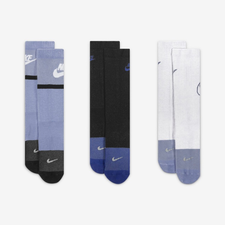Meia Nike Everyday Cush Crew (3 Pares) Infantil - Foto 2