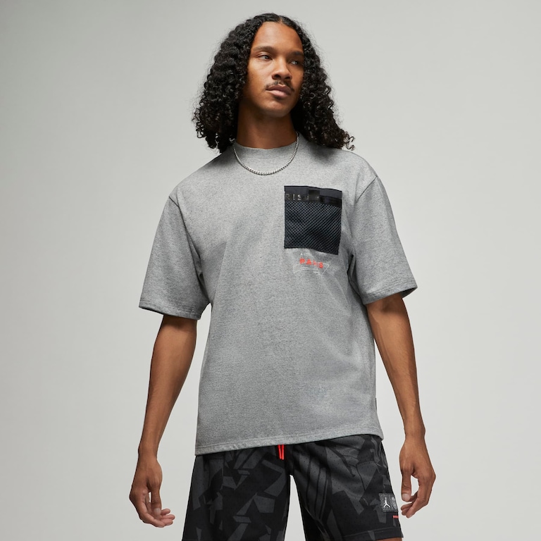 Camiseta Jordan PSG Pocket Masculina - Foto 1
