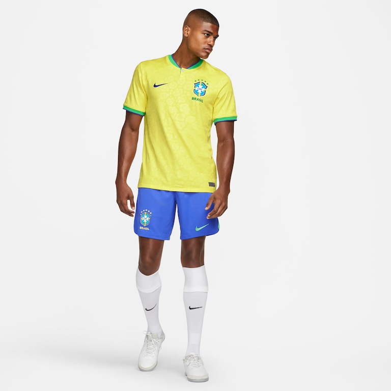 Camisa Nike Brasil I 2022/23 Torcedor Pro Masculina - Foto 4