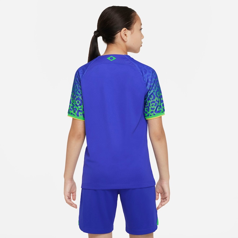 Camisa Nike Brasil II 2022/23 Torcedor Pro Infantil - Foto 2