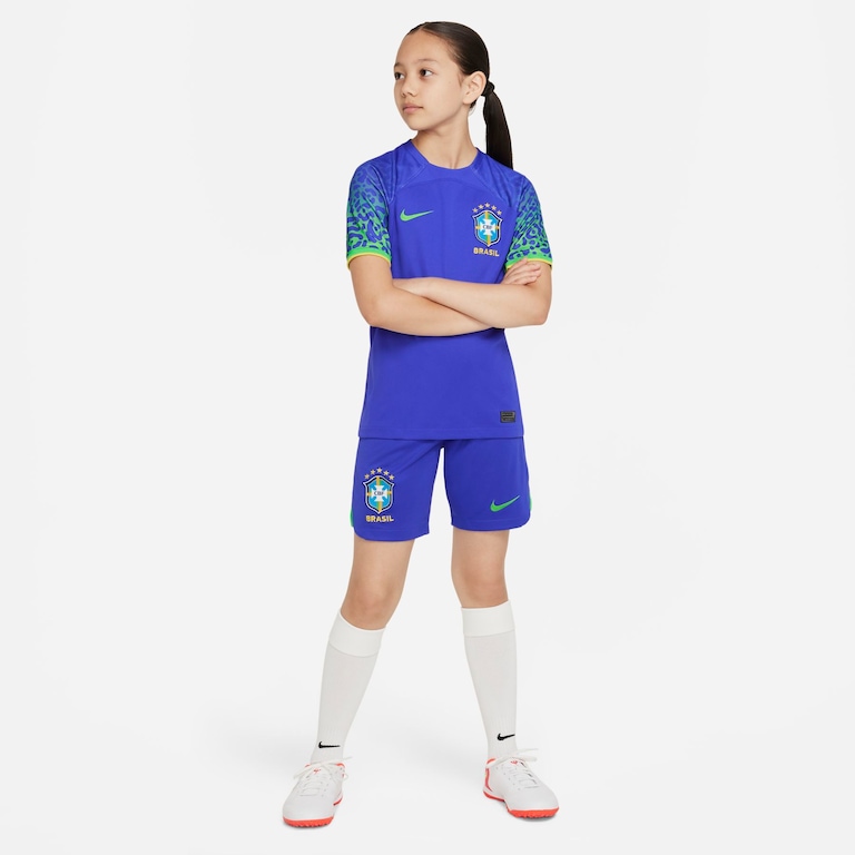 Camisa Nike Brasil II 2022/23 Torcedor Pro Infantil - Foto 5