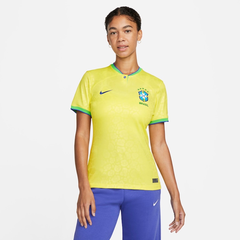 Camisa Nike Brasil I 2022/23 Torcedora Pro Feminina - Foto 1