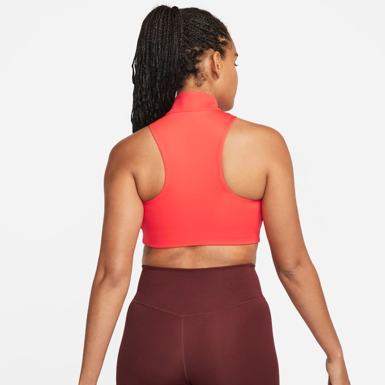 Top Nike Air Dri-FIT Swoosh Mock-Zip Feminino - Foto 5