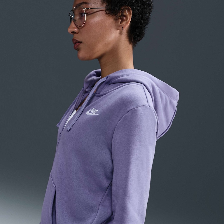 Jaqueta Nike Sportswear Club Fleece Feminina - Foto 2