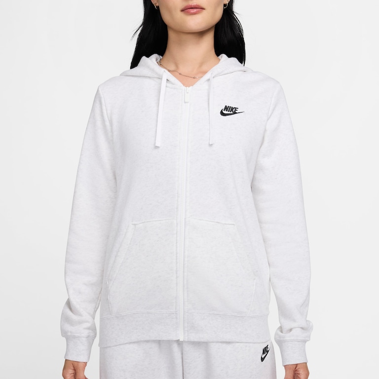 Jaqueta Nike Sportswear Club Fleece Feminina - Foto 4