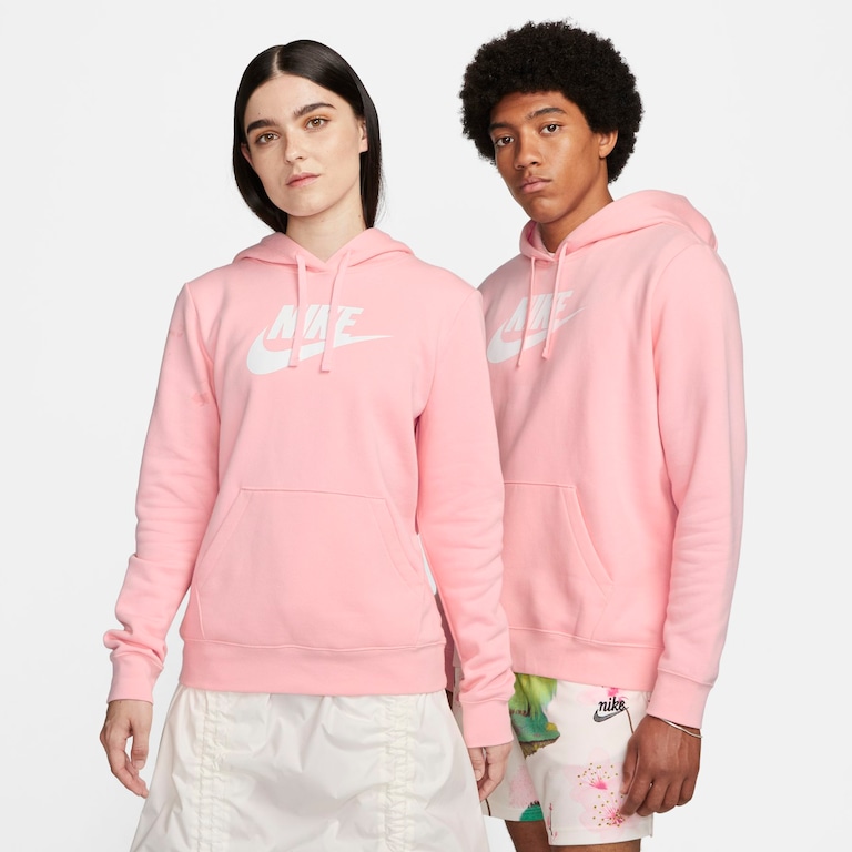 Blusão Nike Sportswear Club Fleece Feminino - Foto 1