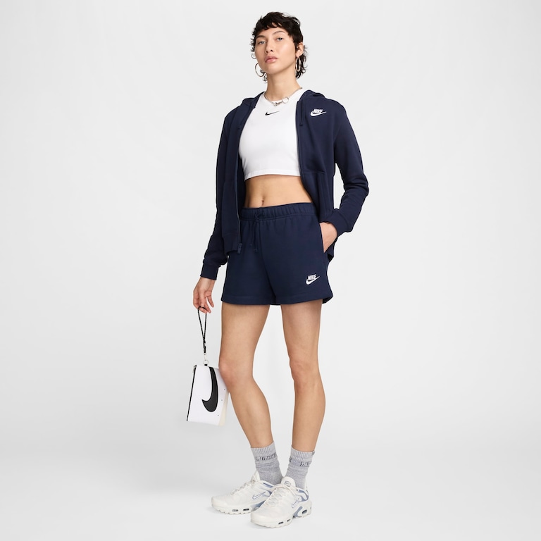 Shorts Nike Sportswear Club Fleece Feminino - Foto 5