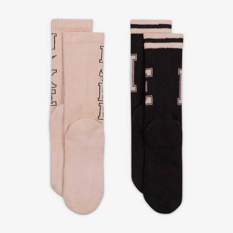 Meia Nike Everyday Plus Cush Crew (2 Pares) Unissex - Foto 3