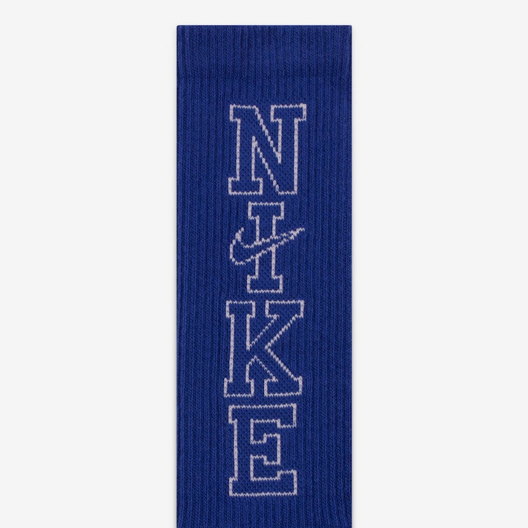 Meia Nike Everyday Plus Cush Crew (2 Pares) Unissex - Foto 4