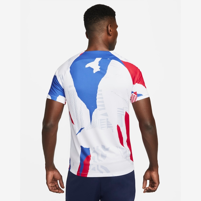 Camiseta Nike França Pré-Jogo Masculina - Foto 2
