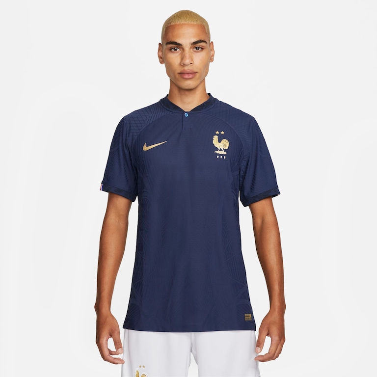 Camisa Nike França I 2022/23 Jogador Masculina - Foto 1
