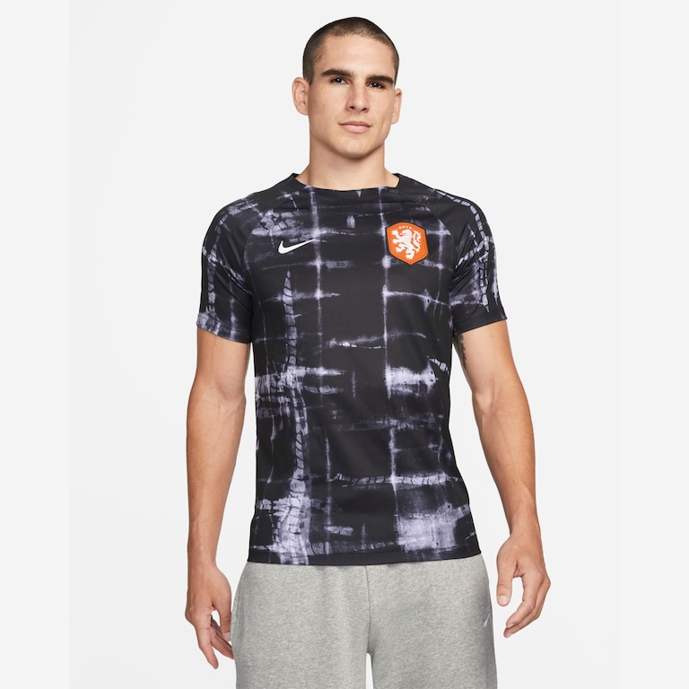 Camiseta Nike Holanda Pré-Jogo Masculina - Foto 1