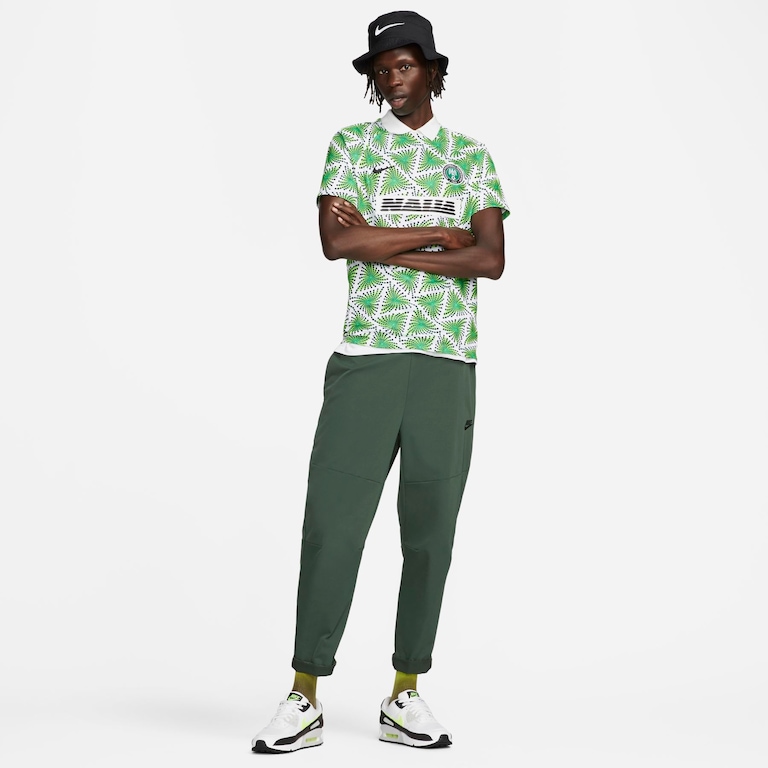 Camiseta Nike Nigéria Pré-Jogo Masculina - Foto 5