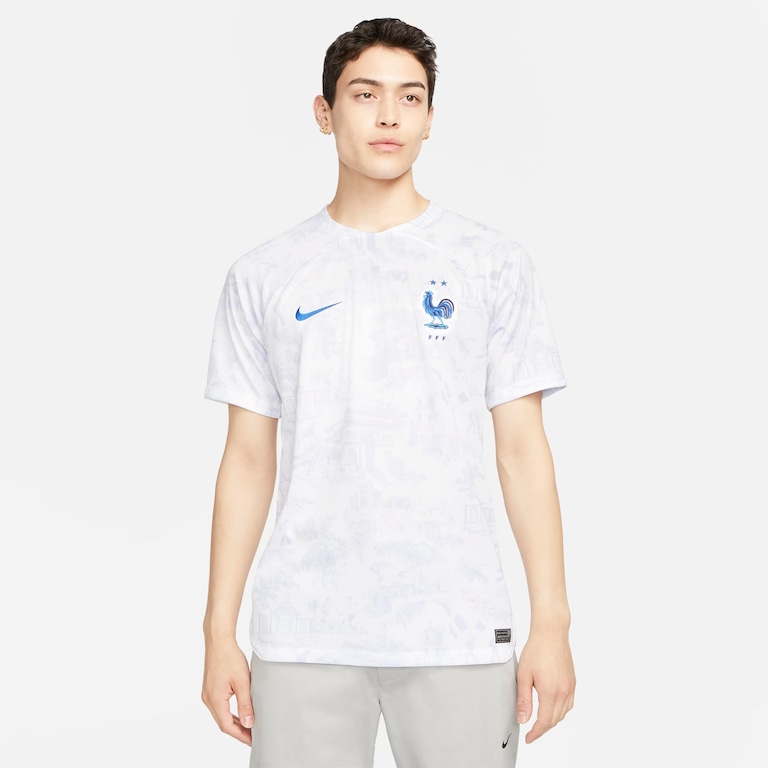 Camisa Nike França II 2022/23 Torcedor Pro Masculina - Foto 1