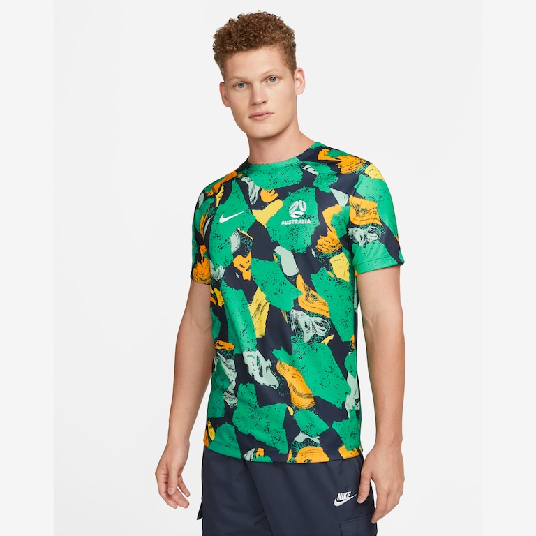 Camiseta Nike Austrália Pré-Jogo Masculina - Foto 1
