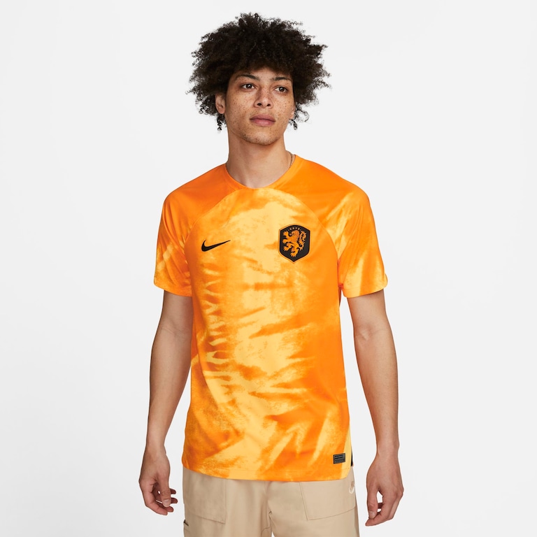 Camisa Nike Holanda I 2022/23 Torcedor Pro Masculina - Foto 1