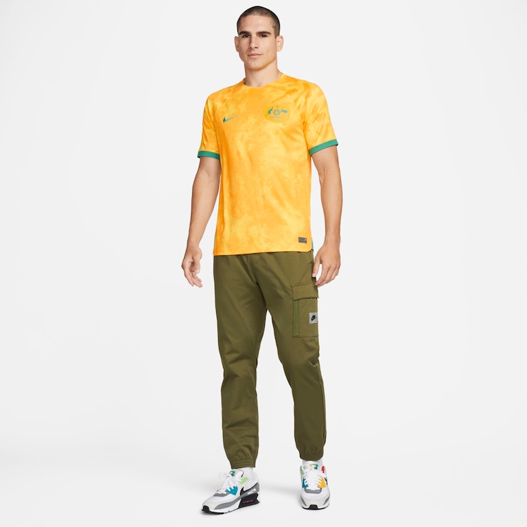Camisa Nike Austrália I 2022/23 Torcedor Pro Masculina - Foto 6