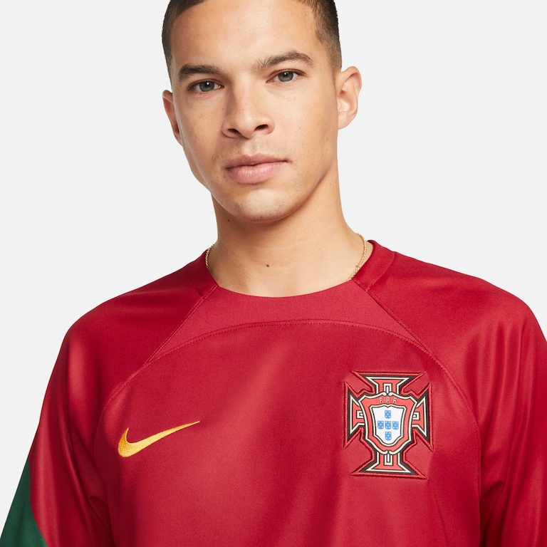 Camisa Nike Portugal I 2022/23 Torcedor Pro Masculina - Foto 3
