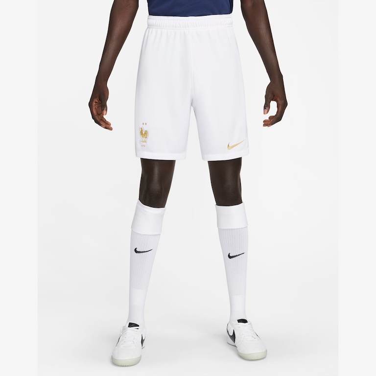 Shorts Nike França I 2022/23 Torcedor Pro Masculino - Foto 1