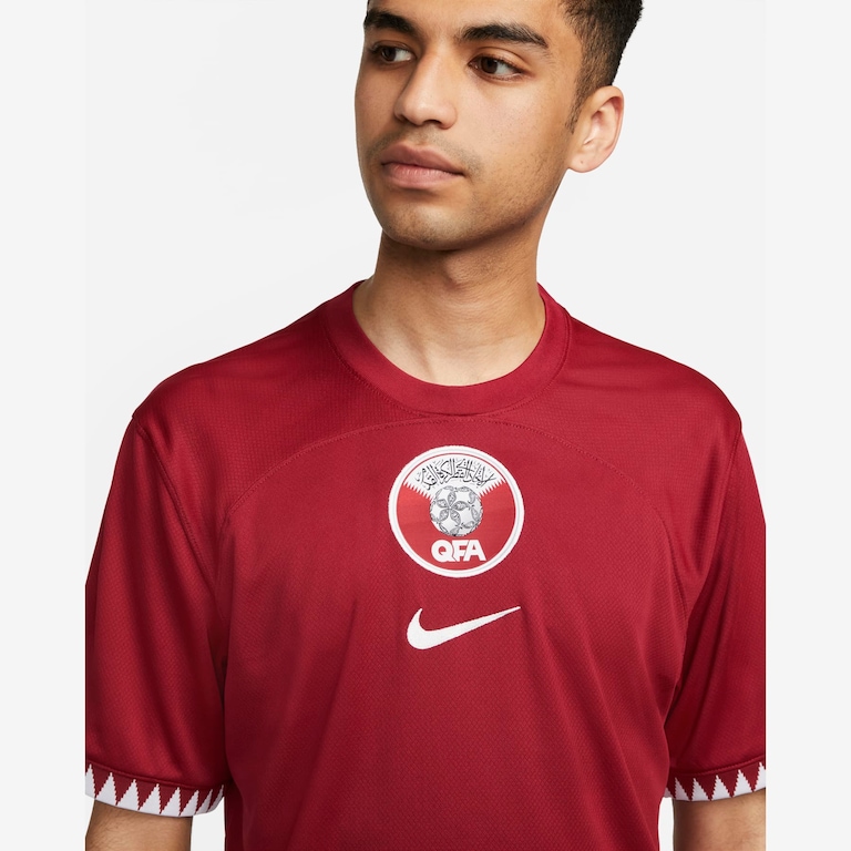 Camisa Nike Catar I 2022/23 Torcedor Pro Masculina - Foto 4