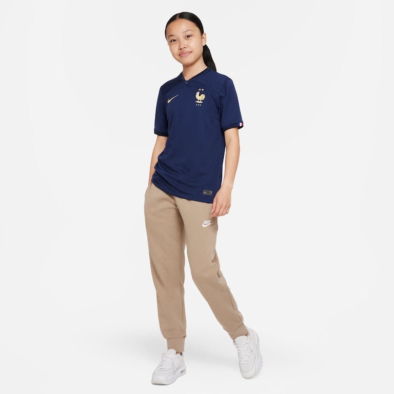 Camisa Nike França I 2022/23 Torcedor Pro Infantil - Foto 4