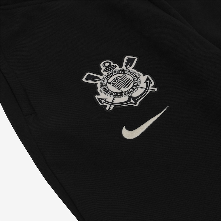Calça Nike Corinthians Fleece Masculina - Foto 3
